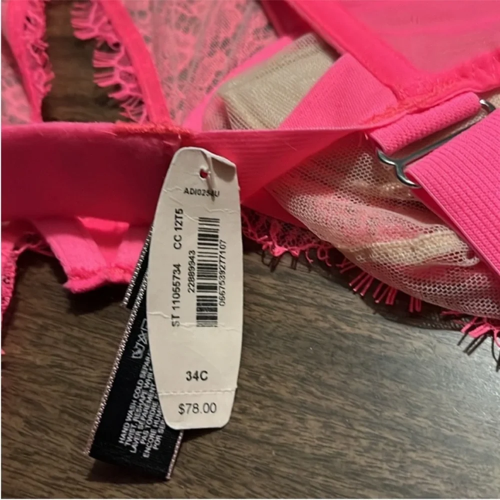 NEW Victoria’s Secret 34C Very Sexy Garter Slip Bustier Corset NWT - Picture 3 of 3